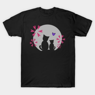 Parent and Child  -  cats T-Shirt